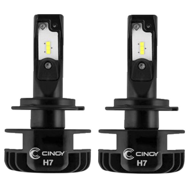 Par de Lâmpadas Automotiva Super LED Plus H7 32W 6.500K CINOY-YN-LSH7P