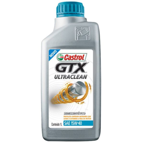 Óleo de Motor GTX UltraClean 15W40 1 Litro CASTROL-3417898