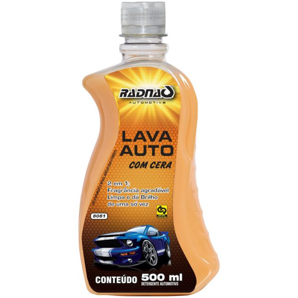 Detergente Automotivo Lava Auto com Cera 500ml RADNAQ-RQ8081-01