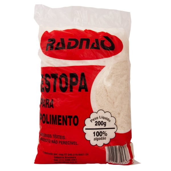 Estopa Branca para Polimento 200g RADNAQ-MK5076-01