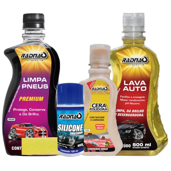 Kit Auto Hyper Polidora com 5 Peças RADNAQ-RQ8500-01