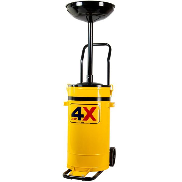 Coletor de Óleo de 50 Litros Amarelo com Carrinho HYDRONLUBZ-5295