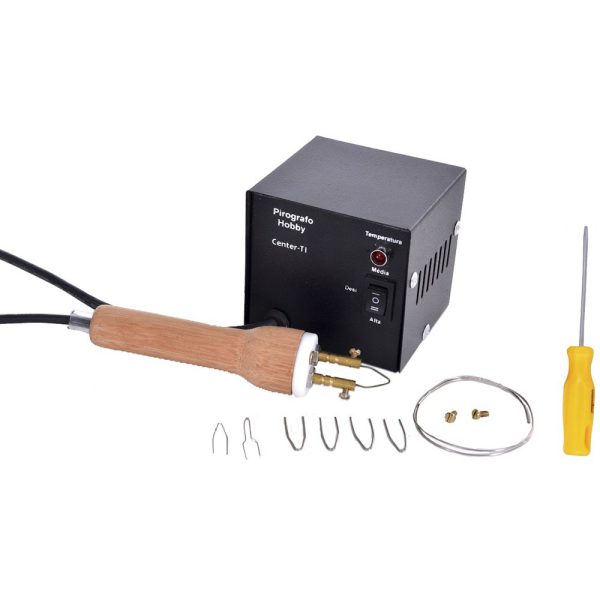 Pirógrafo Hobby 40W 220V com Acessórios CENTER-TI-HB