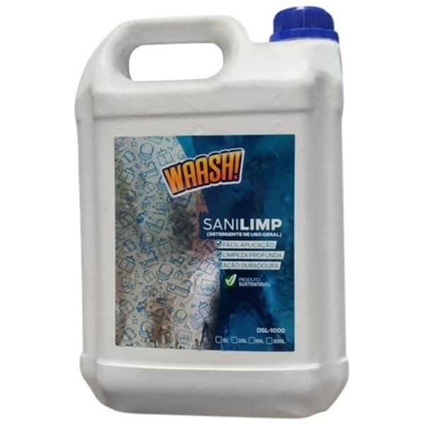 Detergente Sanitizante Multiuso Sanilimp 5 Litros WAASH-A040101400