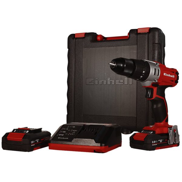 Parafusadeira Furadeira de Impacto TE-CD18-2LI-I2B 1/2 Pol. com 2 Baterias 18V 2,0 Ah e Carregador Bivolt EINHELL-4513848