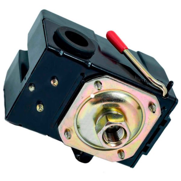 Pressostato para Compressor de Ar 125-175 PSI com Válvula de Alívio LEFOO-LF10-1H11121/125-175