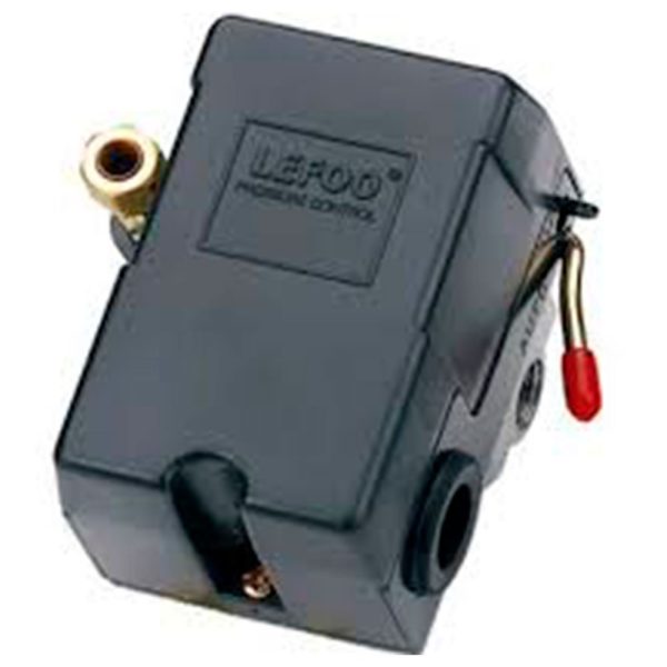 Pressostato para Compressor de Ar 135-175 PSI 4 Vias LEFOO-LF10-4H11121/135-175
