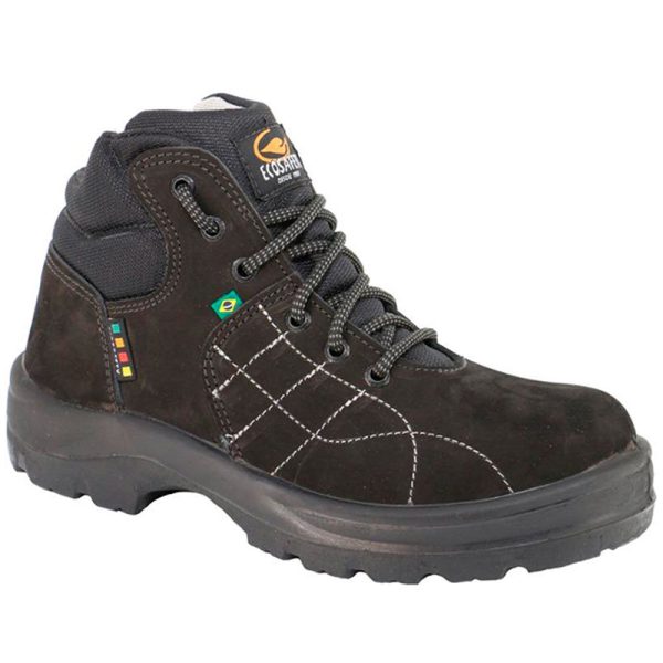 Botina de Segurança Preto Nobuk N° 43 PS144AP ECO SAFAFETY-144API-PS559/43