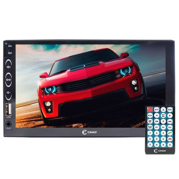 Rádio Multimídia MP5 LED 7 Pol. 45W com Touch Screen CINOY-YN-RAD101342
