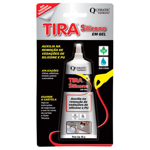 Removedor de Silicone à Base de Água Bisnaga 45g QUIMATIC-TS0