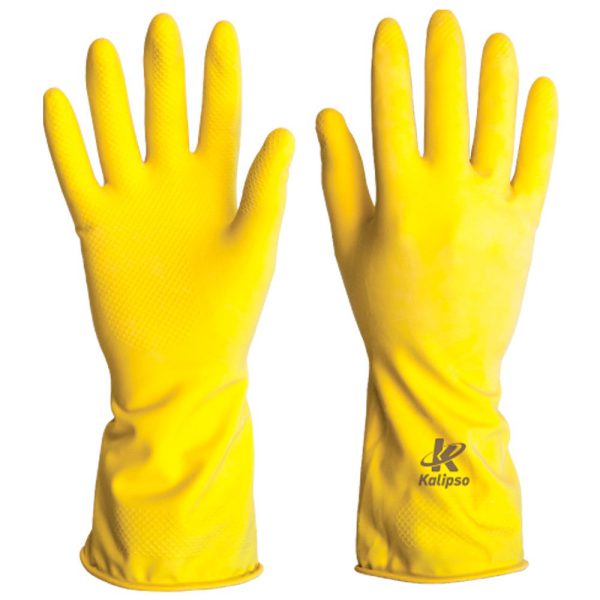 Luva Multiuso Látex Ligth Amarela Tamanho M KALIPSO-T08-M-020452