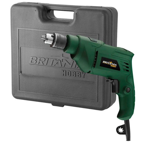 Furadeira de Impacto 2 em 1 BFU01M 3/8 Pol. 650W 110V com Maleta BRITANIA-61101003