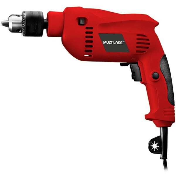 Furadeira de Impacto Vel. Variável e Reversível 3/8 Pol. 600W 220V MULTILASER-HO034
