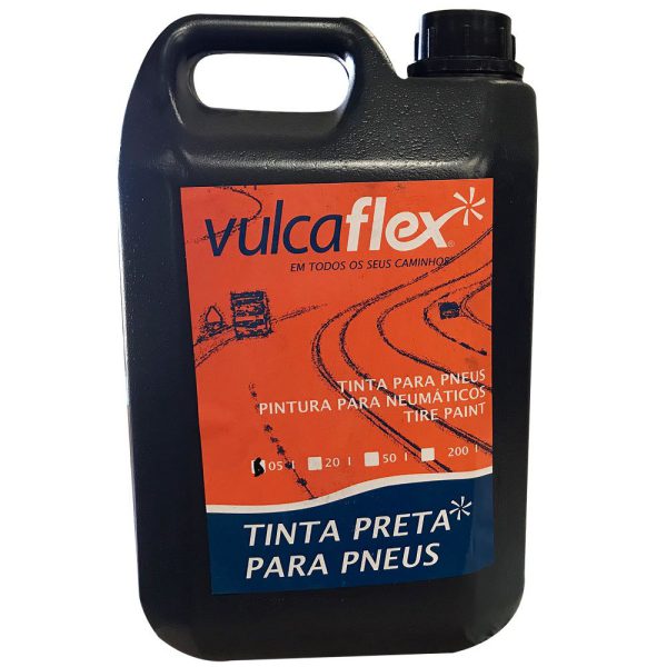 Tinta Preta para Pneus 5 Litros VULCAFLEX-3401