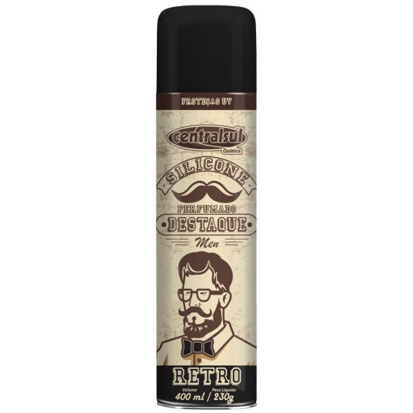 Silicone Spray Destaque Men Retro 400ml CENTRALSUL-014723-0