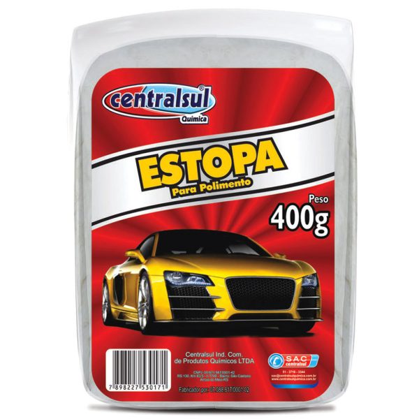 Estopa para Polimento 400g CENTRALSUL-0000566