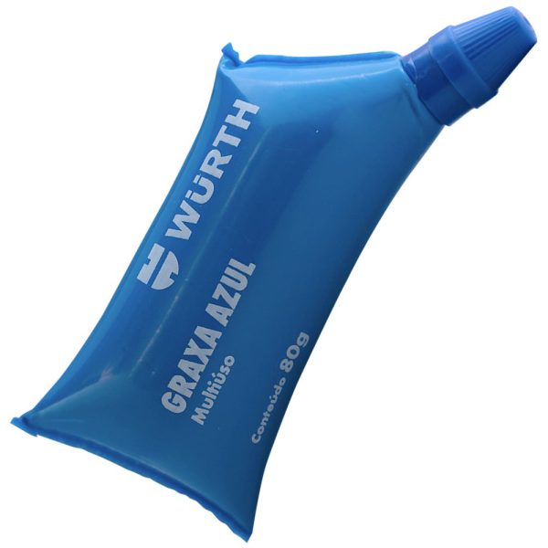 Graxa Azul Mineral em Sachê 80g WURTH-0893880102