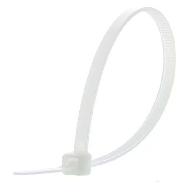 Abraçadeira de Nylon Branca 100 x 2,5 mm 100 Unidades FERRARI-AFF3170001