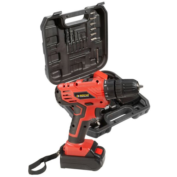 Parafusadeira/Furadeira a Bateria 12V 1,5Ah Lítio com Carregador Bivolt Maleta e Acessórios SCHULZ-92906930