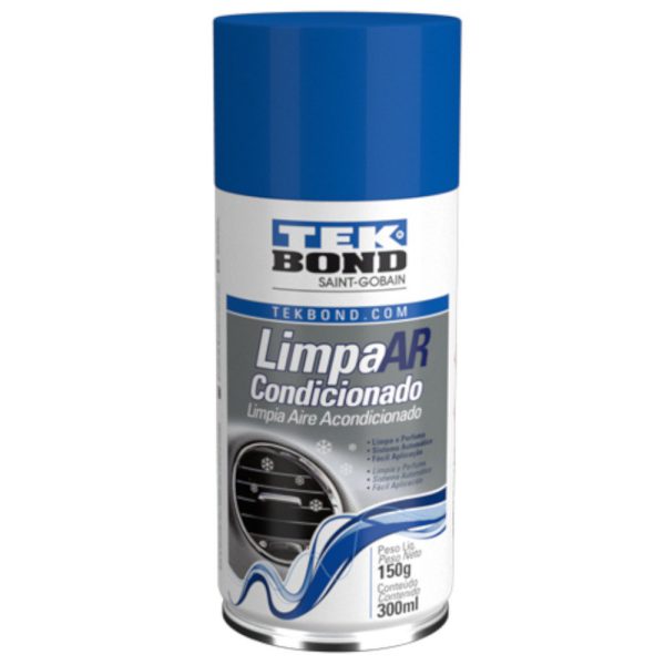 Limpa Ar Condicionado 300ml/150g Carro Novo TEKBOND-21551000510