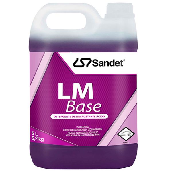 Detergente Desincrustante Ácido LM Base 5 Litros SANDET-10100310