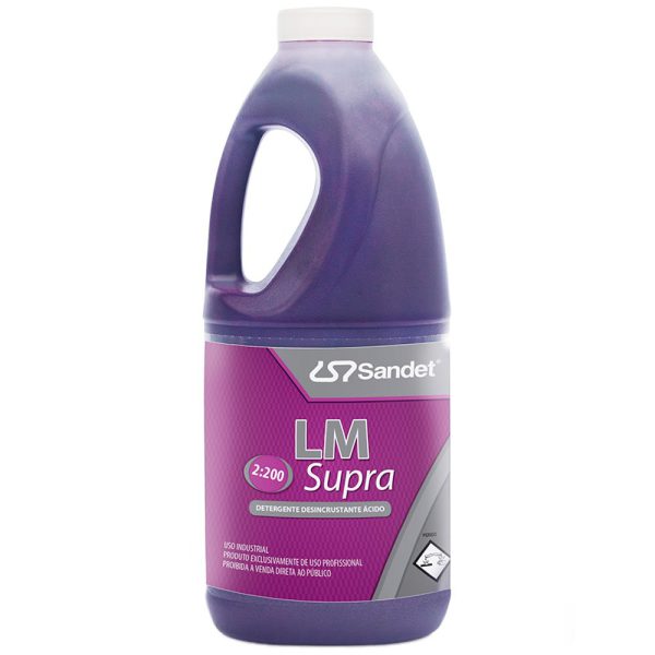 Detergente Desincrustante Ácido LM Supra 2 Litros SANDET-10100111