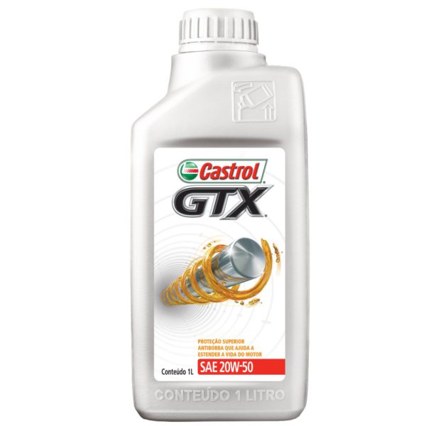 Óleo Lubrificante GTX Premium 20W50 1 Litro CASTROL-3368720