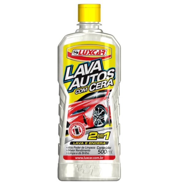 Lava Autos com Cera Concentrado 500ml LUXCAR-2519