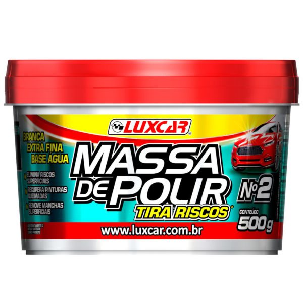 Massa de Polir Tira Riscos N°2 500g LUXCAR-4268