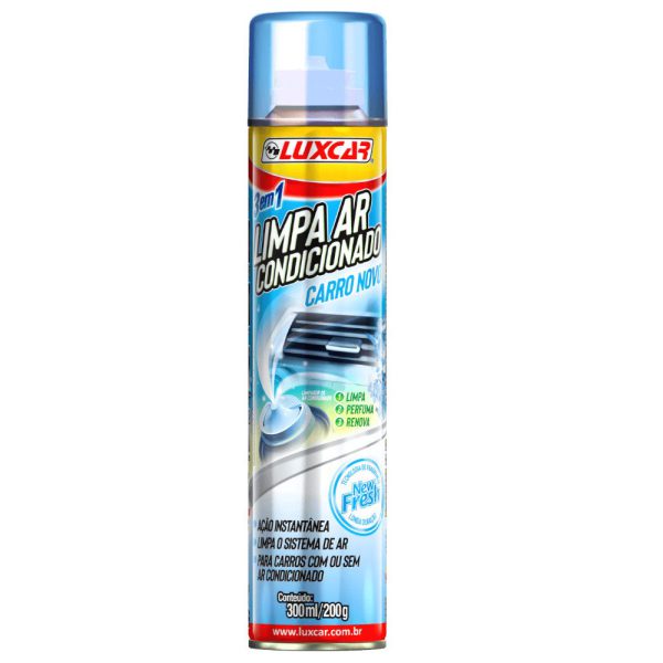 Limpa Ar Condicionado Carro Novo 300ml/ 200g LUXCAR-2591