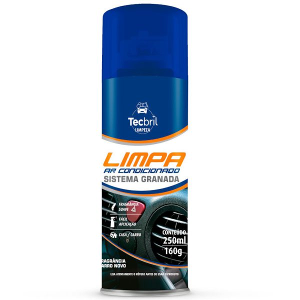 Limpa Ar Condicionado Granada Carro Novo 250ml/160g TECBRIL-5920147