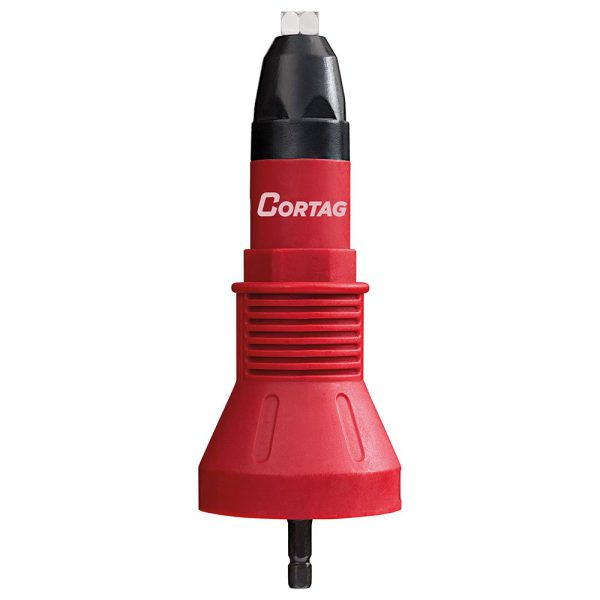Cabeçote Rebitador com 4 Bicos para Furadeira 2,4 a 4,8 mm CORTAG-61787
