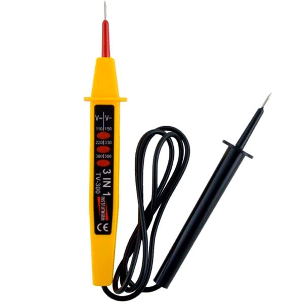 Testador de Voltagem AC/DC TV-300 INSTRUTHERM-4437