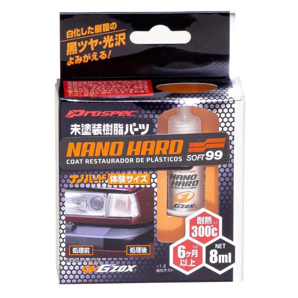 Restaurador de Plásticos Nano Hard Coat 8ml SOFT99-03131