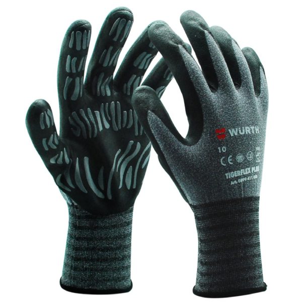Luva de Segurança Tamanho 10 Tiger Flex WURTH-0899-411-020