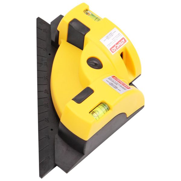 Nível a Laser Geométrico 90 graus 4 a 5 Metros com Esquadro e Prumo LITH-LT2400