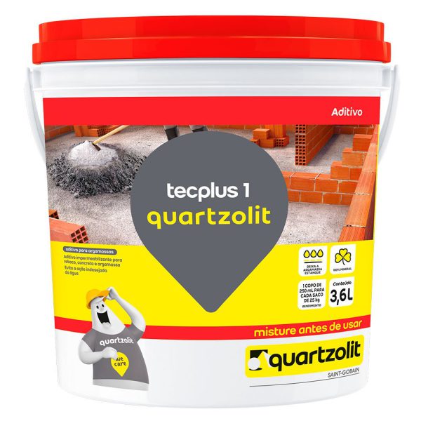 Aditivo Impermeabilizante Tecplus 36 Litros QUARTZOLIT-332190334052