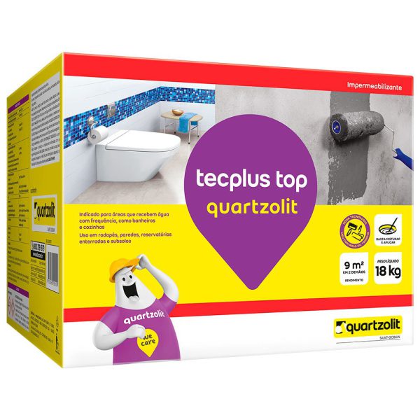 Argamassa Impermeabilizante Tecplus Top 18kg QUARTZOLIT-332230934051