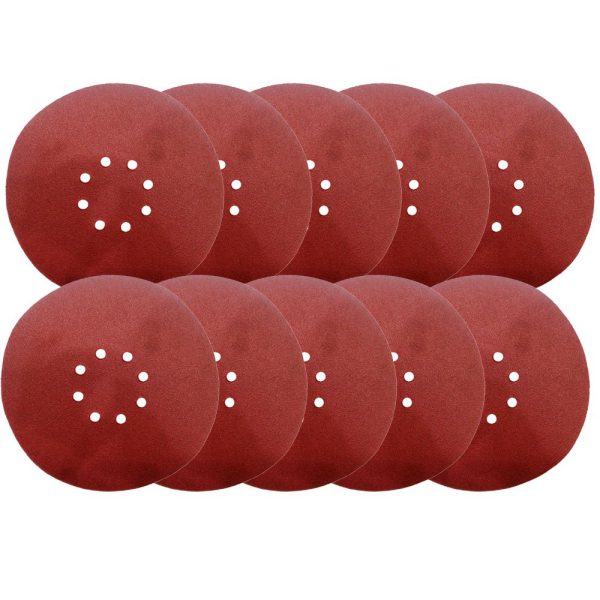 Disco de Lixa 225mm Grão 80 Óxido de Alumínio com 10 Unidades WBR-873586