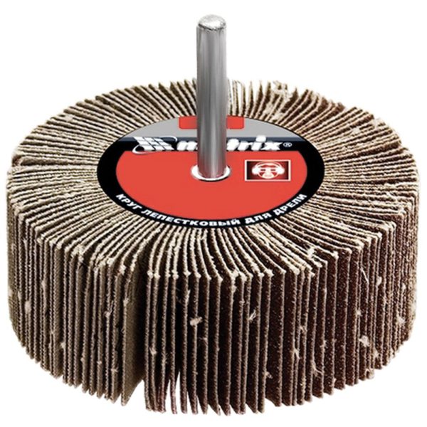 Roda de Lixa Grão 40 30x80mm com Haste 6mm para Parafusadeira MTX-741409
