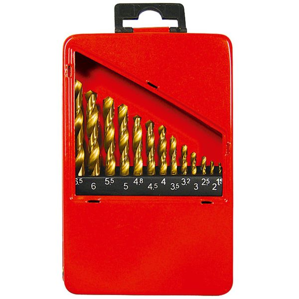 Jogo de Brocas para Metal de 1,5 a 6,5mm em Titânio MTX-723869
