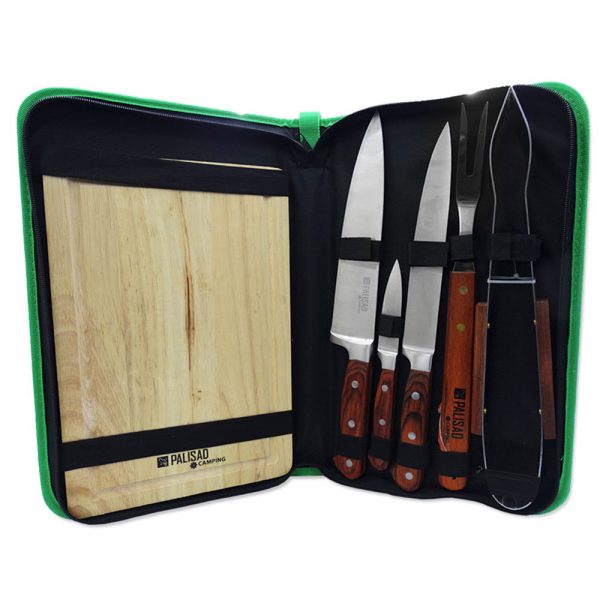 Kit Churrasco em Inox com 8 peças PALISAD-7914955