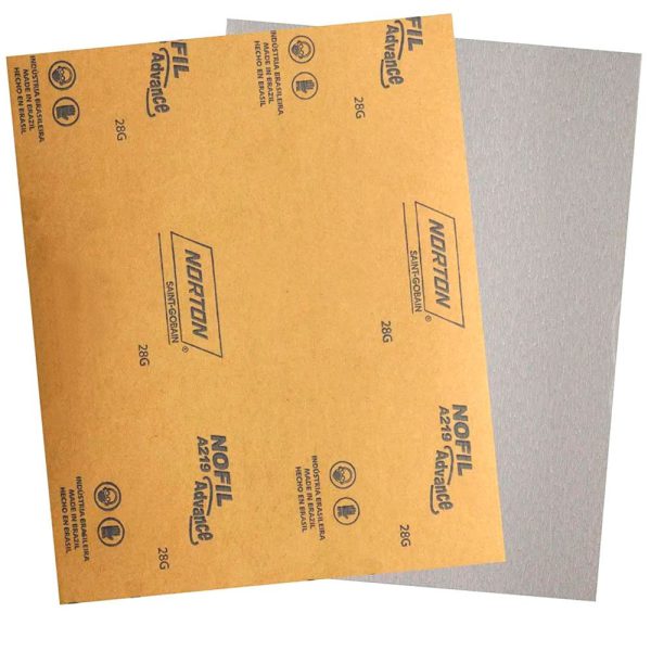Folha de Lixa para Madeira No-fiL Grão 100 225x275mm com 50 Unidades NORTON-5539503023