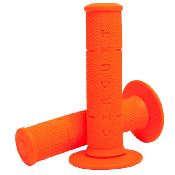 Manopla Circuit IV Laranja Fluor para Motos CIRCUIT EQUIPMENT-MA005-029