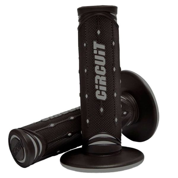 Manopla Júpiter Everyday Preto e Cinza para Motos CIRCUIT EQUIPMENT-MA056-213