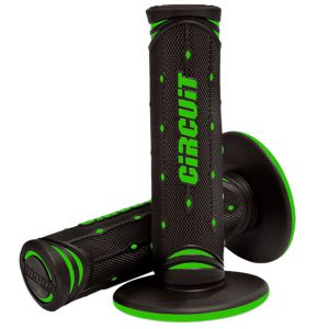 Manopla Júpiter Everyday Preto e Verde para Motos CIRCUIT EQUIPMENT-MA056-217