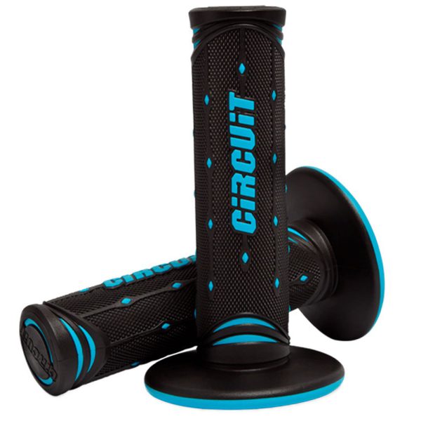 Manopla Júpiter Everyday Preto e Azul para Motos CIRCUIT EQUIPMENT-MA056-21Z