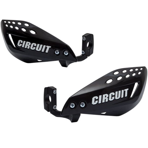 Protetor de Mão Vector com Haste Injetada Preto para Motos CIRCUIT EQUIPMENT-PM061-212