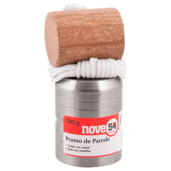 Prumo de Metal para Parede 500g NOVE54-3321400500