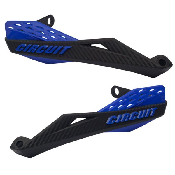 Protetor de Mão Fênix Carbon II Preto e Azul para Motos CIRCUIT EQUIPMENT-PM080-214